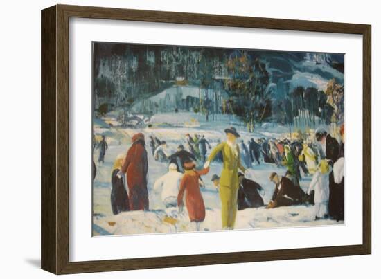 Love of Winter-George Bellows-Framed Art Print