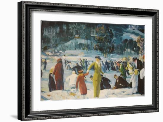 Love of Winter-George Bellows-Framed Art Print