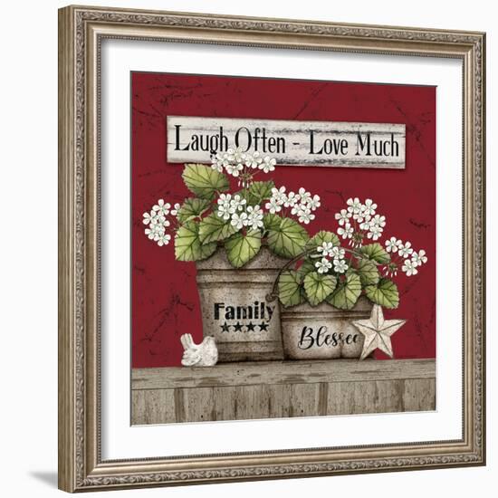 Love Often Geraniums-Linda Spivey-Framed Art Print