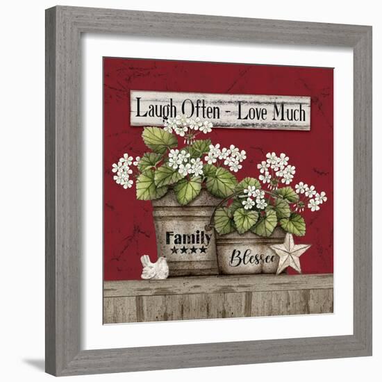 Love Often Geraniums-Linda Spivey-Framed Art Print