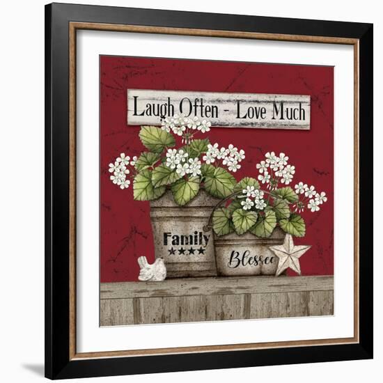 Love Often Geraniums-Linda Spivey-Framed Art Print