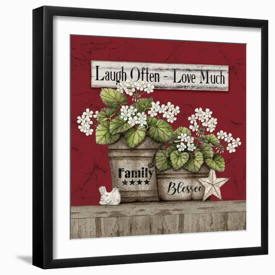 Love Often Geraniums-Linda Spivey-Framed Art Print