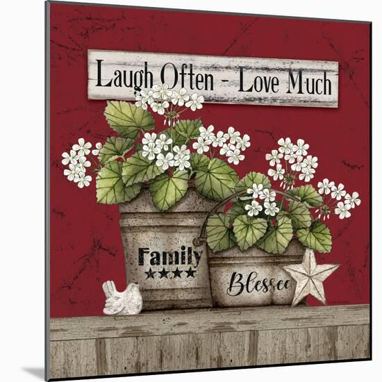 Love Often Geraniums-Linda Spivey-Mounted Art Print