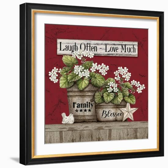 Love Often Geraniums-Linda Spivey-Framed Art Print