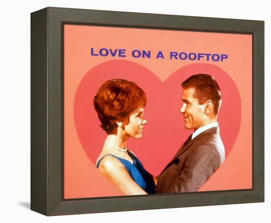 Love on a Rooftop-null-Framed Stretched Canvas