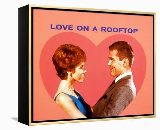 Love on a Rooftop-null-Framed Stretched Canvas