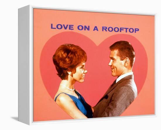 Love on a Rooftop-null-Framed Stretched Canvas