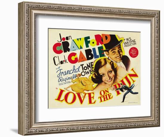 Love on the Run, 1936-null-Framed Art Print