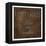 Love One Another Brown-Jace Grey-Framed Stretched Canvas