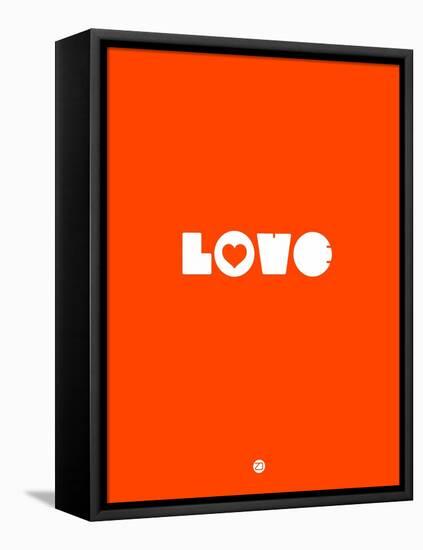 Love Orange-NaxArt-Framed Stretched Canvas