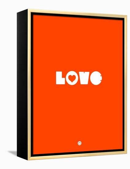 Love Orange-NaxArt-Framed Stretched Canvas