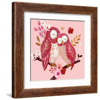 Love Owls-Sharon Montgomery-Framed Art Print