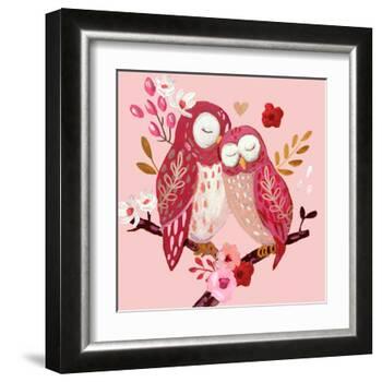 Love Owls-Sharon Montgomery-Framed Art Print