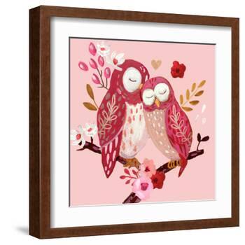 Love Owls-Sharon Montgomery-Framed Art Print