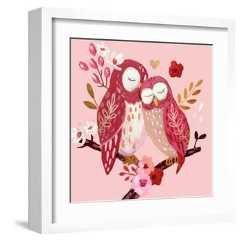 Love Owls-Sharon Montgomery-Framed Art Print