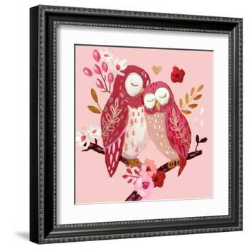 Love Owls-Sharon Montgomery-Framed Art Print