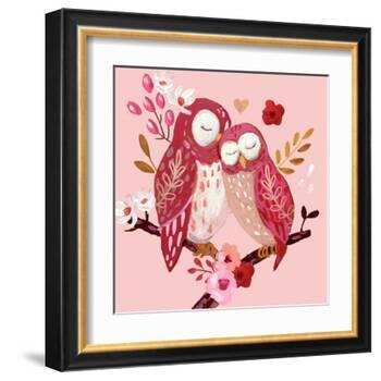 Love Owls-Sharon Montgomery-Framed Art Print