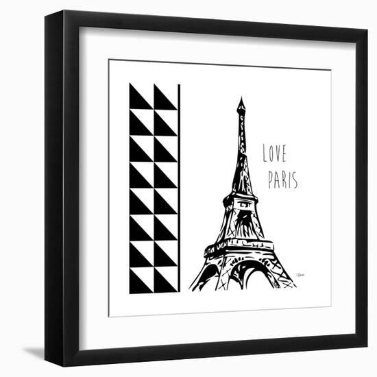 Love Paris-Carole Stevens-Framed Art Print