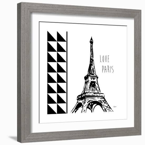 Love Paris-Carole Stevens-Framed Art Print