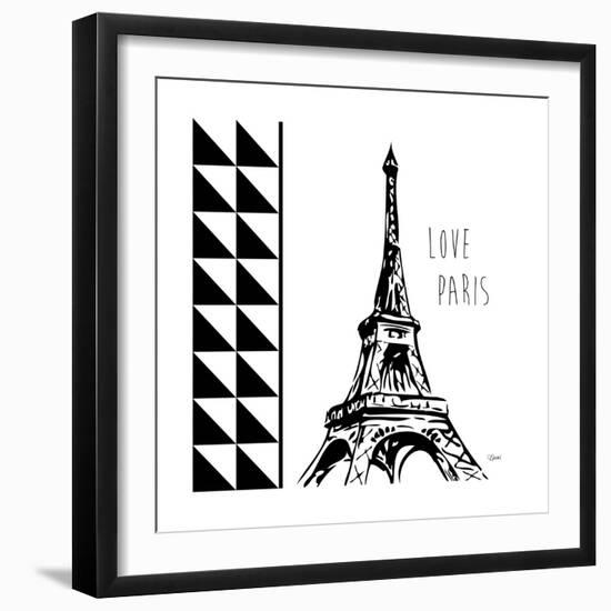 Love Paris-Carole Stevens-Framed Art Print