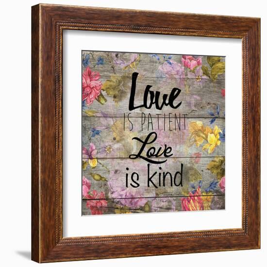 Love Patient-Victoria Brown-Framed Art Print