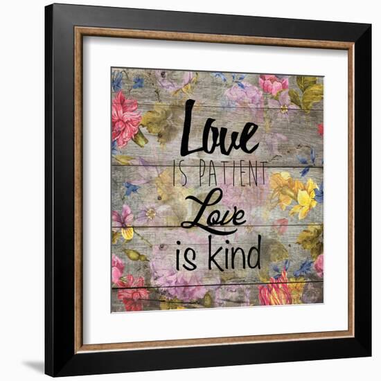 Love Patient-Victoria Brown-Framed Art Print