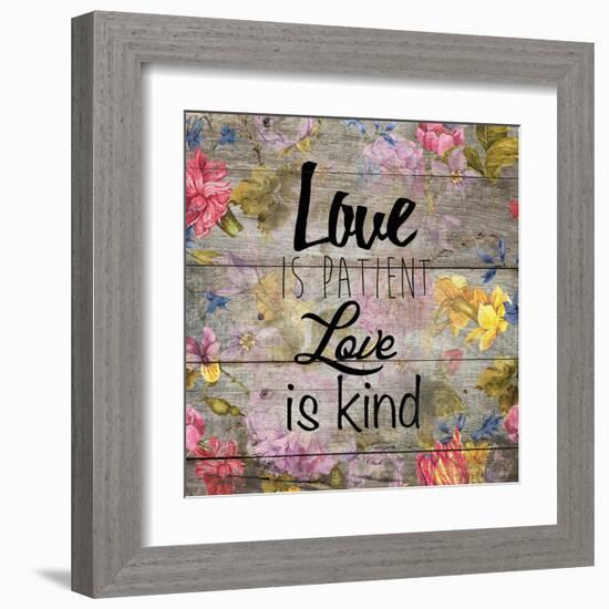 Love Patient-Victoria Brown-Framed Art Print