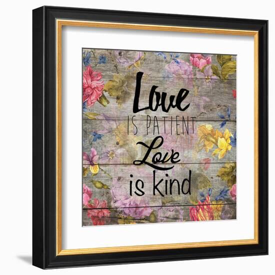 Love Patient-Victoria Brown-Framed Art Print