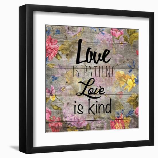 Love Patient-Victoria Brown-Framed Art Print