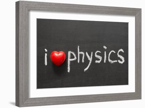 Love Physics-Yury Zap-Framed Art Print