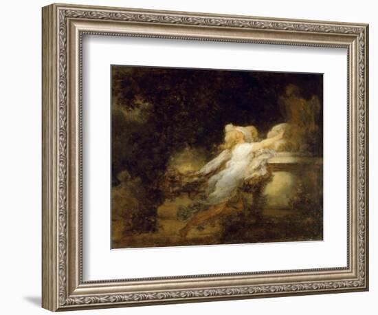 Love Pledge (The Voeu a L'Amou)-Jean-Honoré Fragonard-Framed Giclee Print