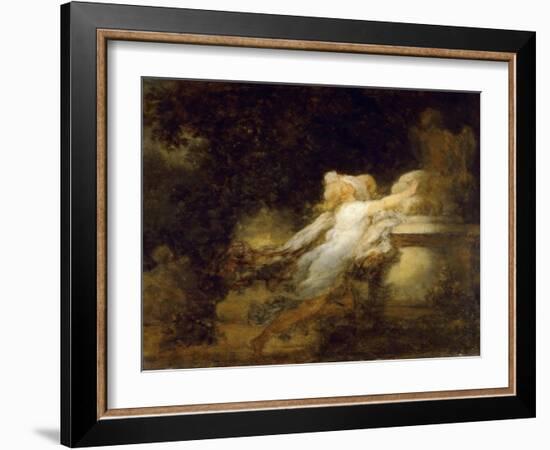 Love Pledge (The Voeu a L'Amou)-Jean-Honoré Fragonard-Framed Giclee Print