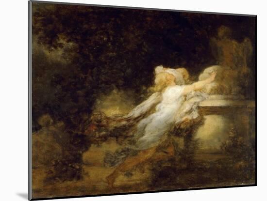 Love Pledge (The Voeu a L'Amou)-Jean-Honoré Fragonard-Mounted Giclee Print