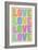 Love Pop-Art Pastel Art Print Poster-null-Framed Premium Giclee Print