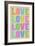 Love Pop-Art Pastel Art Print Poster-null-Framed Premium Giclee Print