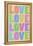 Love Pop-Art Pastel Art Print Poster-null-Framed Stretched Canvas