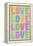 Love Pop-Art Pastel Art Print Poster-null-Framed Stretched Canvas