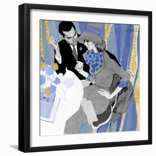 Love Potion - blue treatment-The Saturday Evening Post-Framed Premium Giclee Print