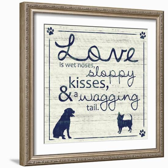 Love Pups 2-Lauren Gibbons-Framed Art Print