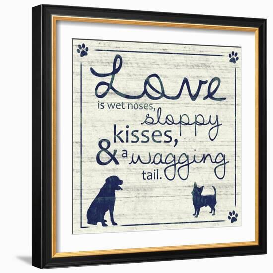 Love Pups 2-Lauren Gibbons-Framed Art Print