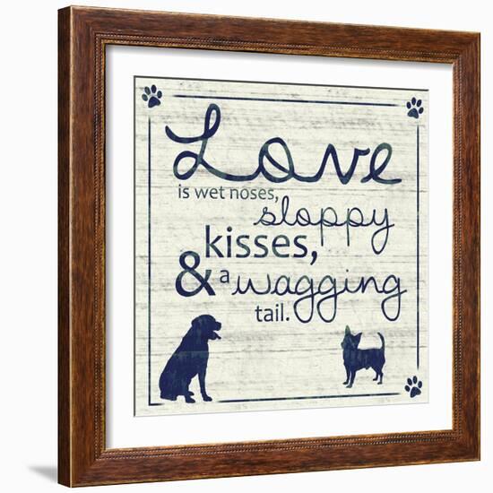 Love Pups 2-Lauren Gibbons-Framed Premium Giclee Print