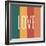 Love Rainbow Retro-Ann Kelle-Framed Premium Giclee Print