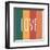 Love Rainbow Retro-Ann Kelle-Framed Art Print