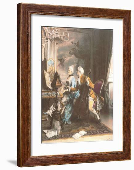 Love's Duet-Arturo Ricci-Framed Art Print