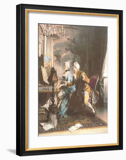 Love's Duet-Arturo Ricci-Framed Art Print