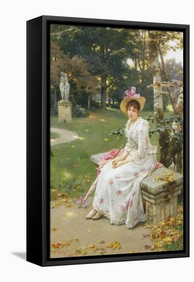 Love's Fair Garden-Wilhelm Menzler-Framed Premier Image Canvas