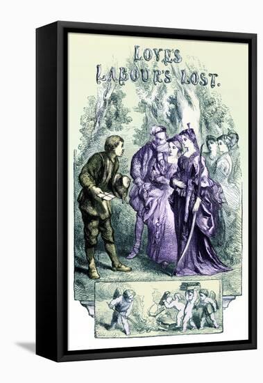 Love's Labours Lost-John Gilbert-Framed Premier Image Canvas