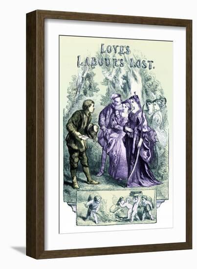 Love's Labours Lost-John Gilbert-Framed Giclee Print