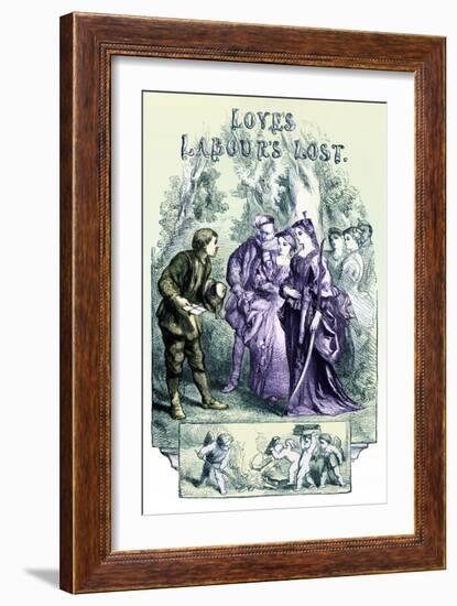 Love's Labours Lost-John Gilbert-Framed Giclee Print