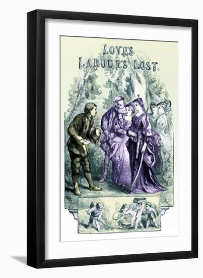 Love's Labours Lost-John Gilbert-Framed Giclee Print